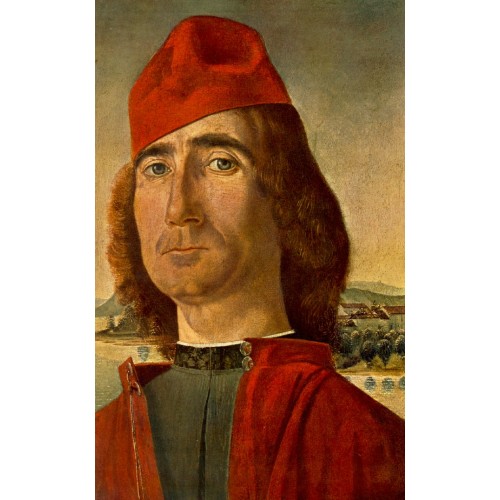 Portrait of an Unknown Man with Red Beret