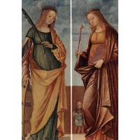 St Catherine of Alexandria and St Veneranda