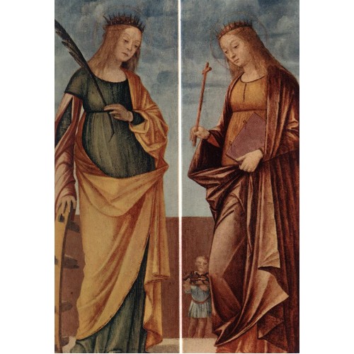 St Catherine of Alexandria and St Veneranda