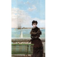 An elegant Woman at St Malo