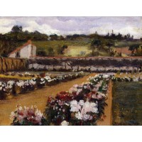 Monet s formal garden 1886