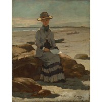 Young lady on the beach