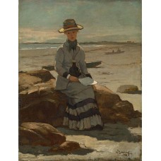 Young lady on the beach