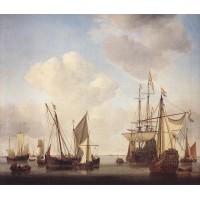 Warships at Amsterdam