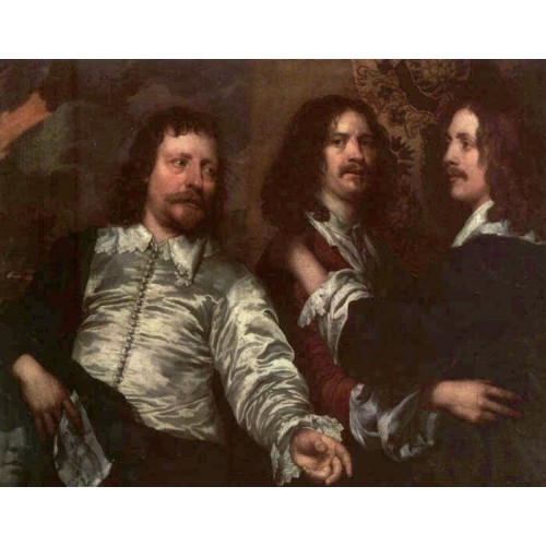 The Painter with Sir Charles Cottrell and Sir Balthasar Gerb