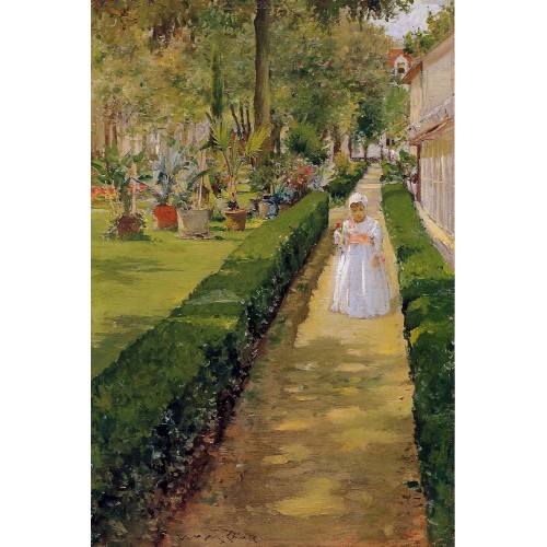 Child on a Garden Walk