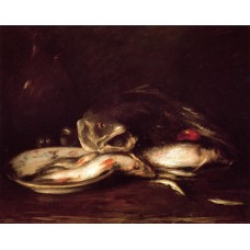 Still Llife with Fish and Plate