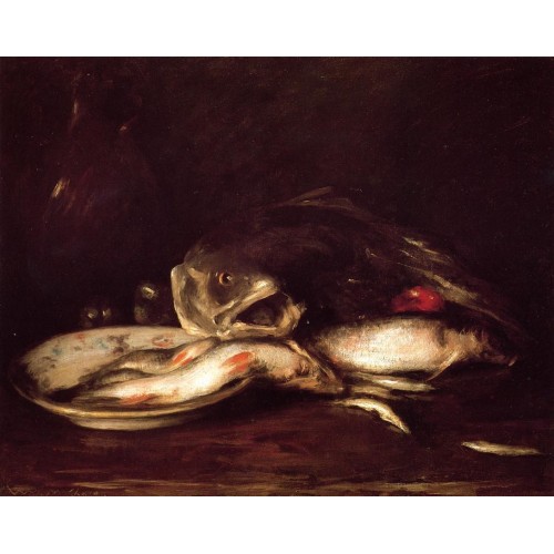 Still Llife with Fish and Plate