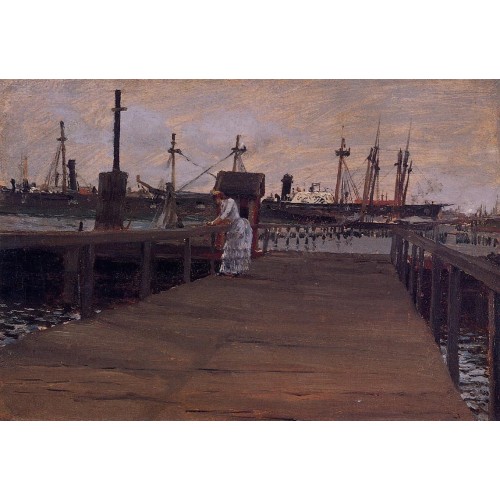 Woman on a Dock