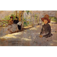 Women under Trellis