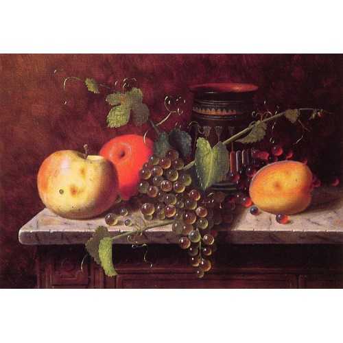 Still Life with Fruit and Vase