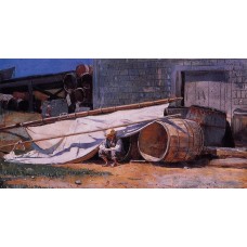 Boy in a Boatyard