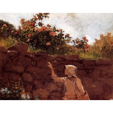 Girl in a Garden