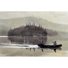 Two Men in a Canoe