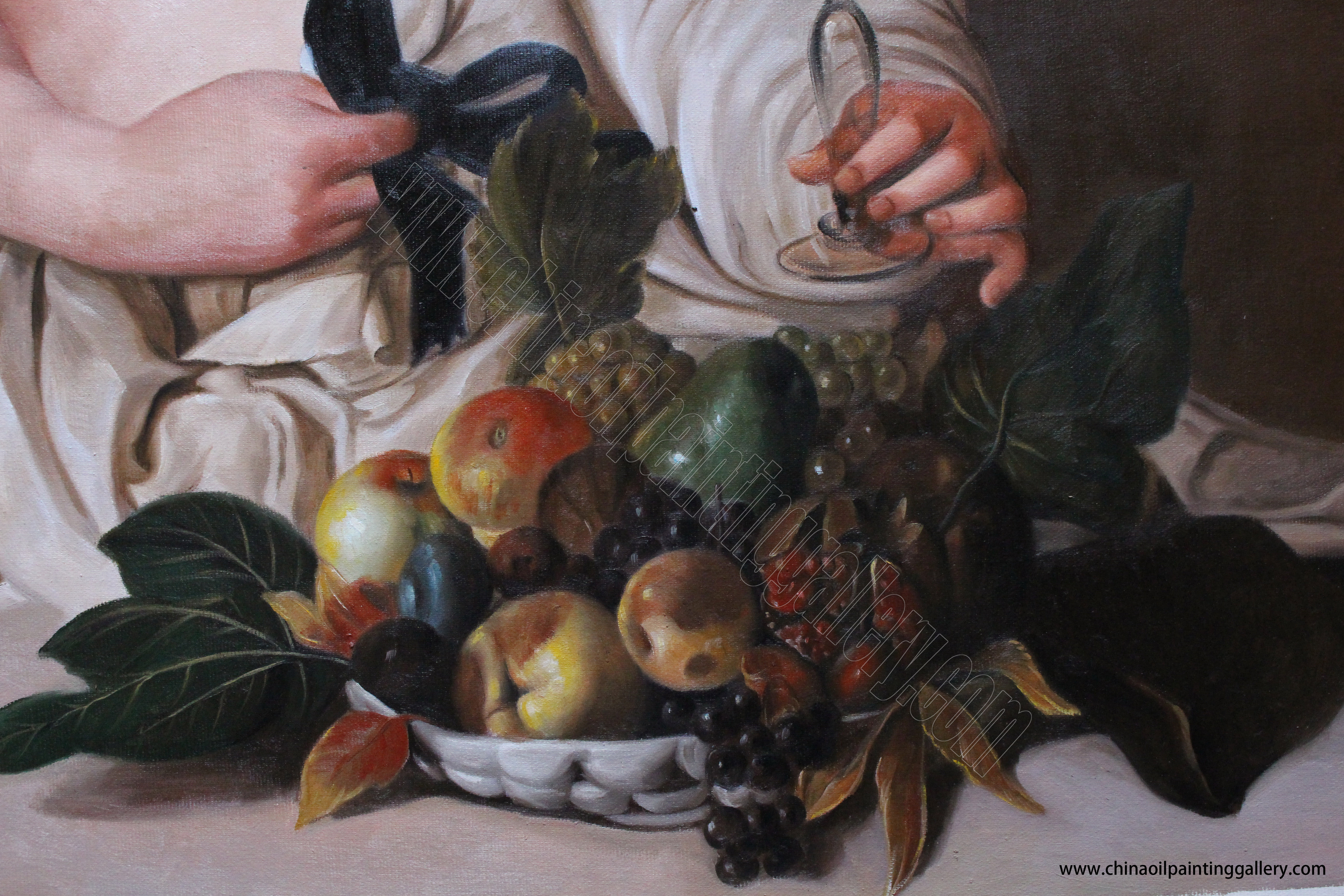 Bacchus oil painting reproduction details 2