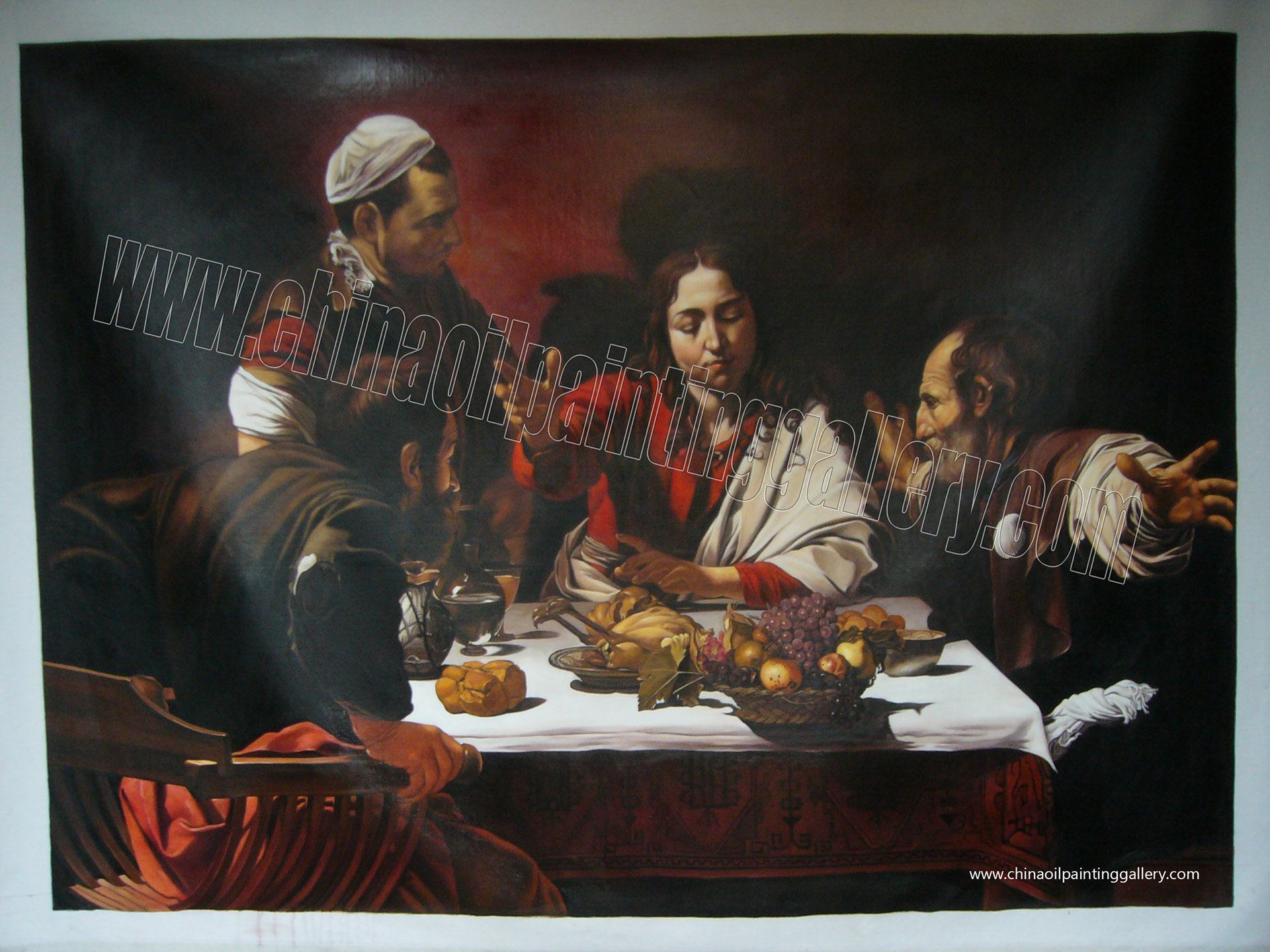 Caravaggio - Supper at emmaus 2