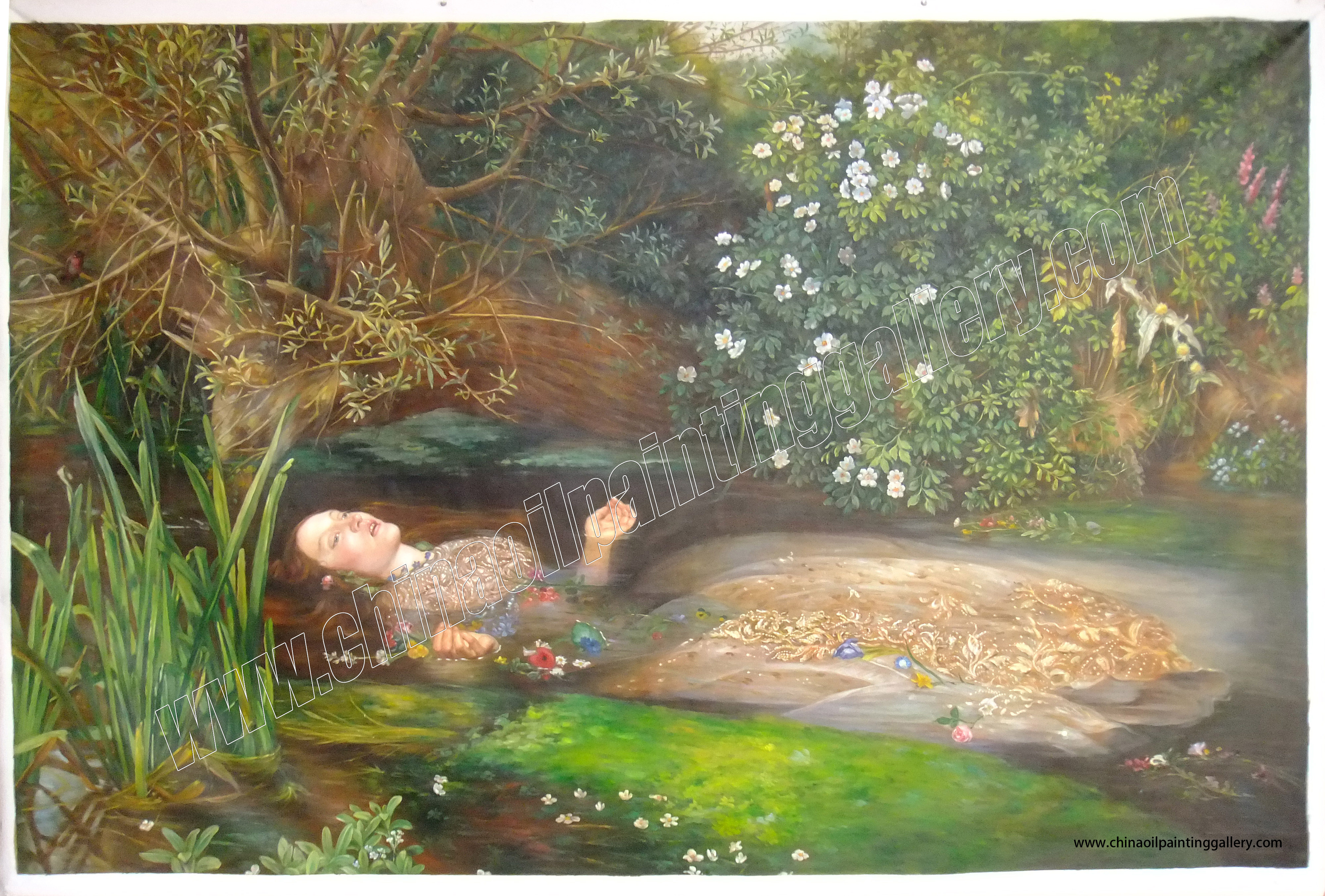 John Everett Millais Ophelia oil painting reproduction museum quality 3