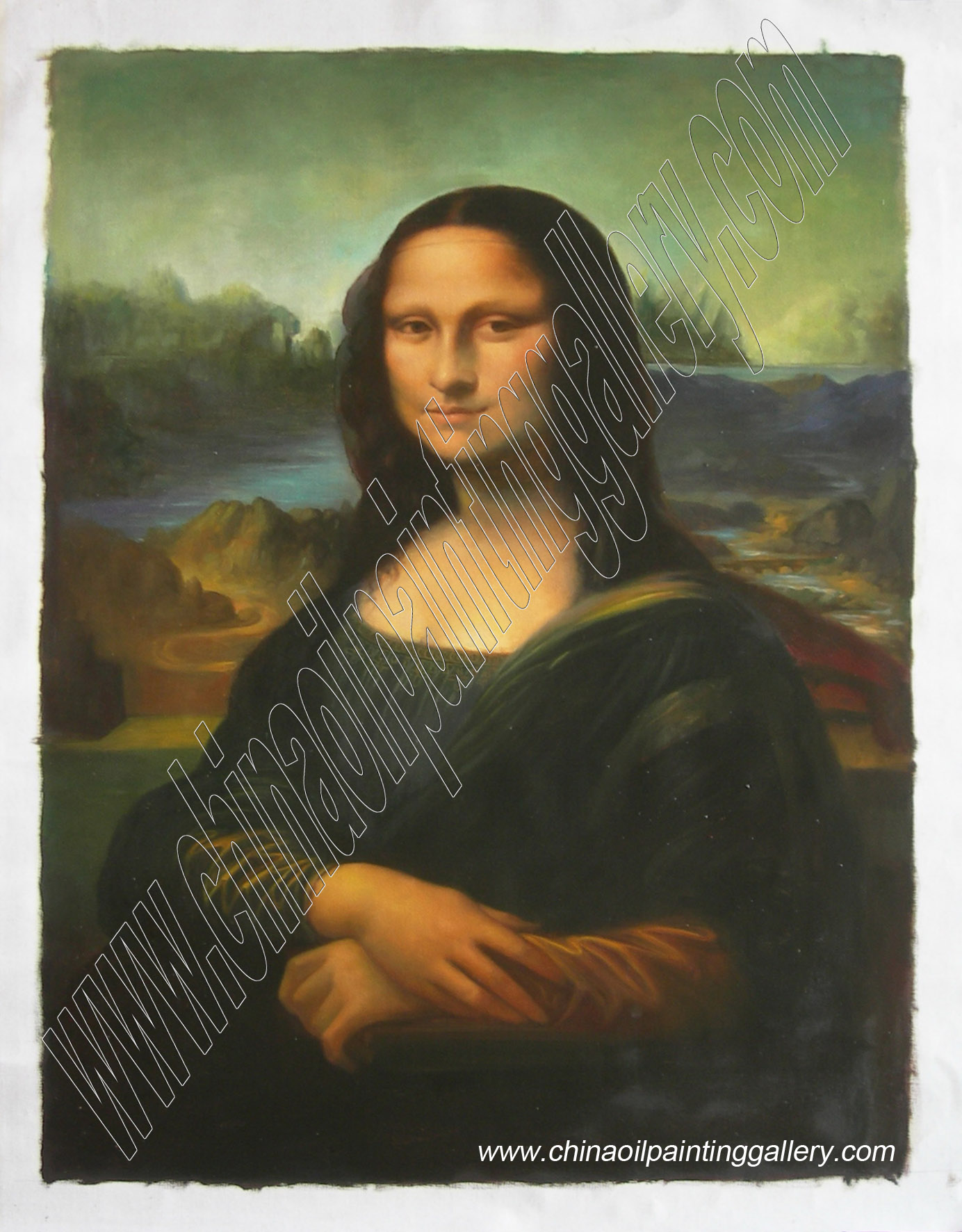 Mona Lisa Oil painting reproduction 4