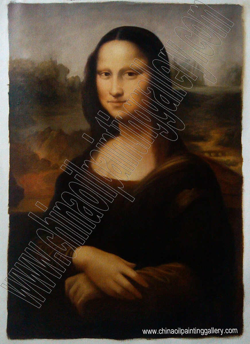 Mona Lisa Oil painting reproduction step 3