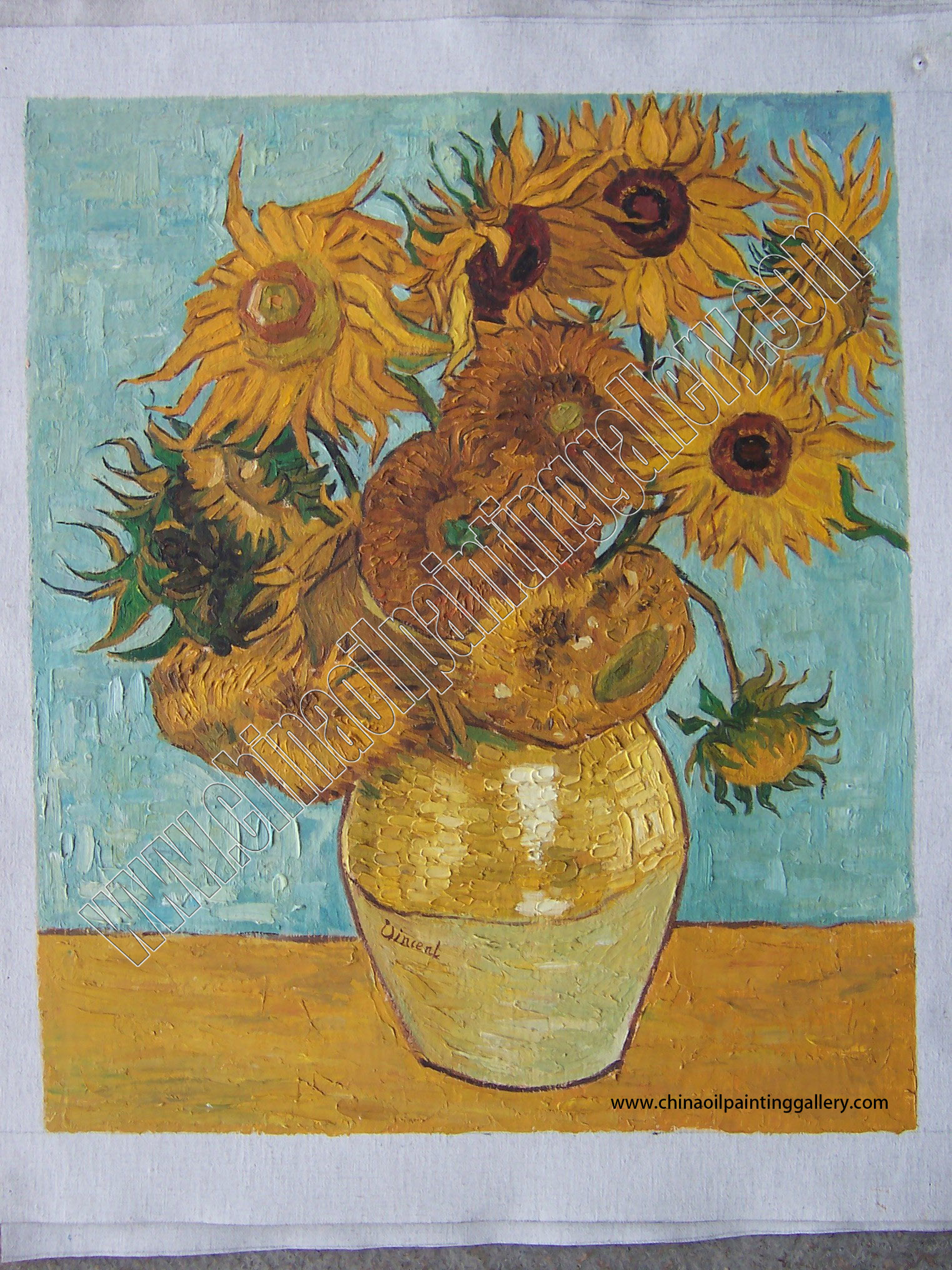 Vincent van Gogh Sunflowers - Oil painting reproductions 17