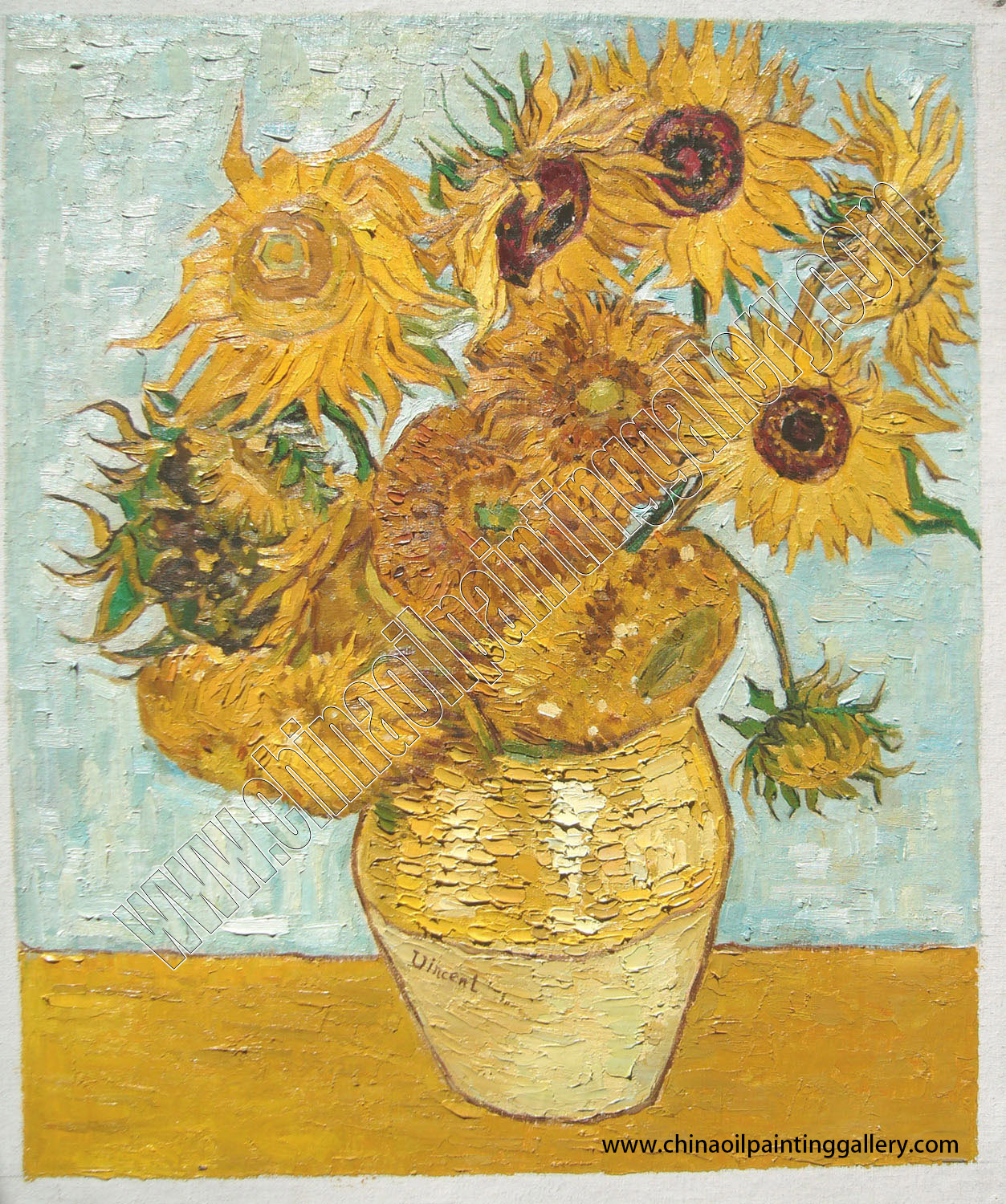 Vincent van Gogh Sunflowers - Oil painting reproductions 21