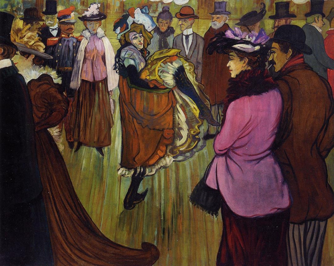 At the Moulin Rouge - Louis Anquetin - oil painting reproduction ...