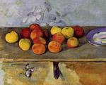 Apples and biscuits, Cezanne, image