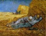 Noon rest, Vincent Van Gogh, image