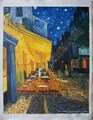 Cafe terrace at nigh - Vincent van Gogh - oil painting reproduction 1