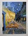 Cafe terrace at nigh - Vincent van Gogh - oil painting reproduction 3