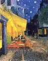 The cafe terrace on the place du forum arles at night - Vincent van Gogh