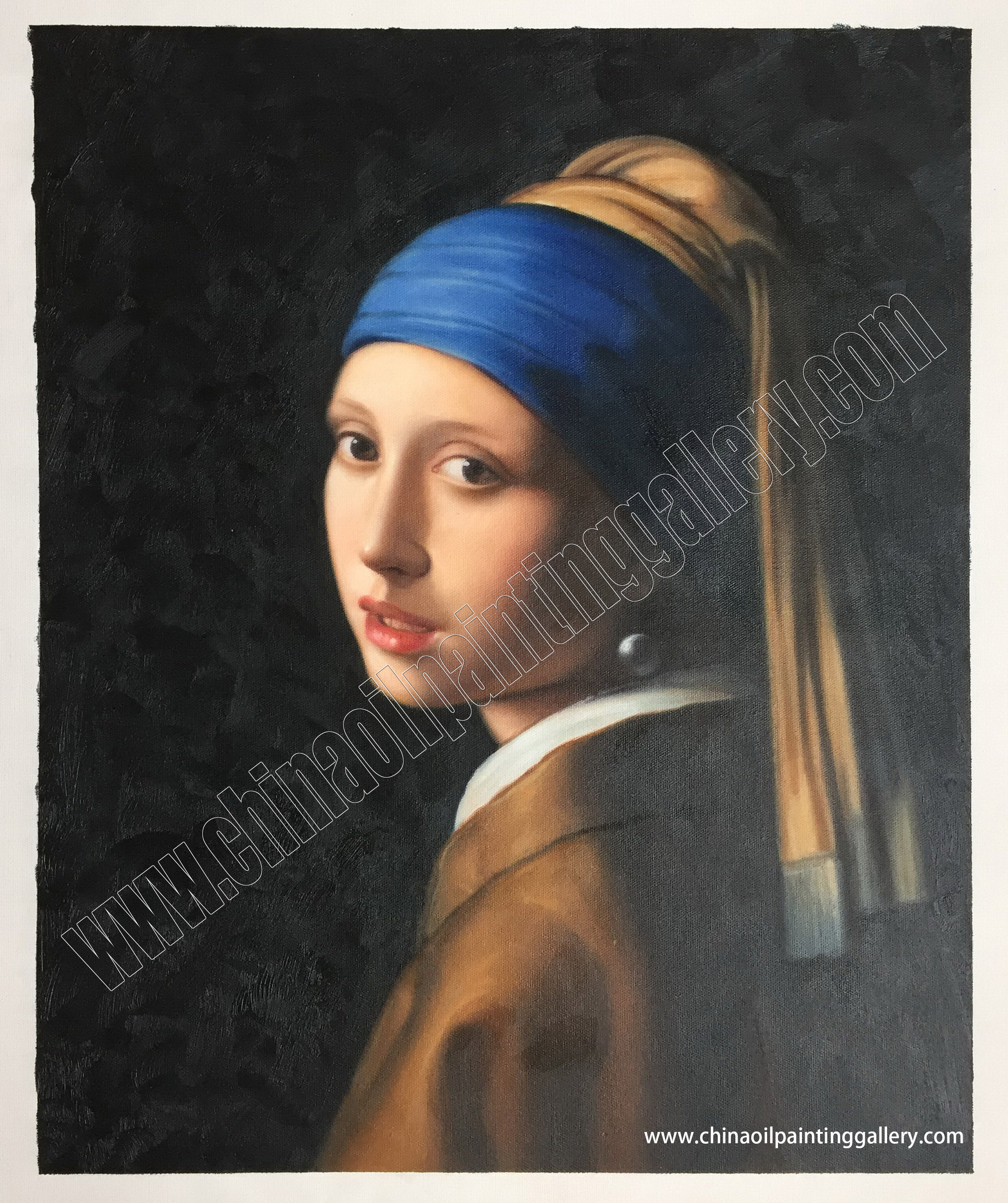 Girl with a pearl earring - oil painting reproductions 2
