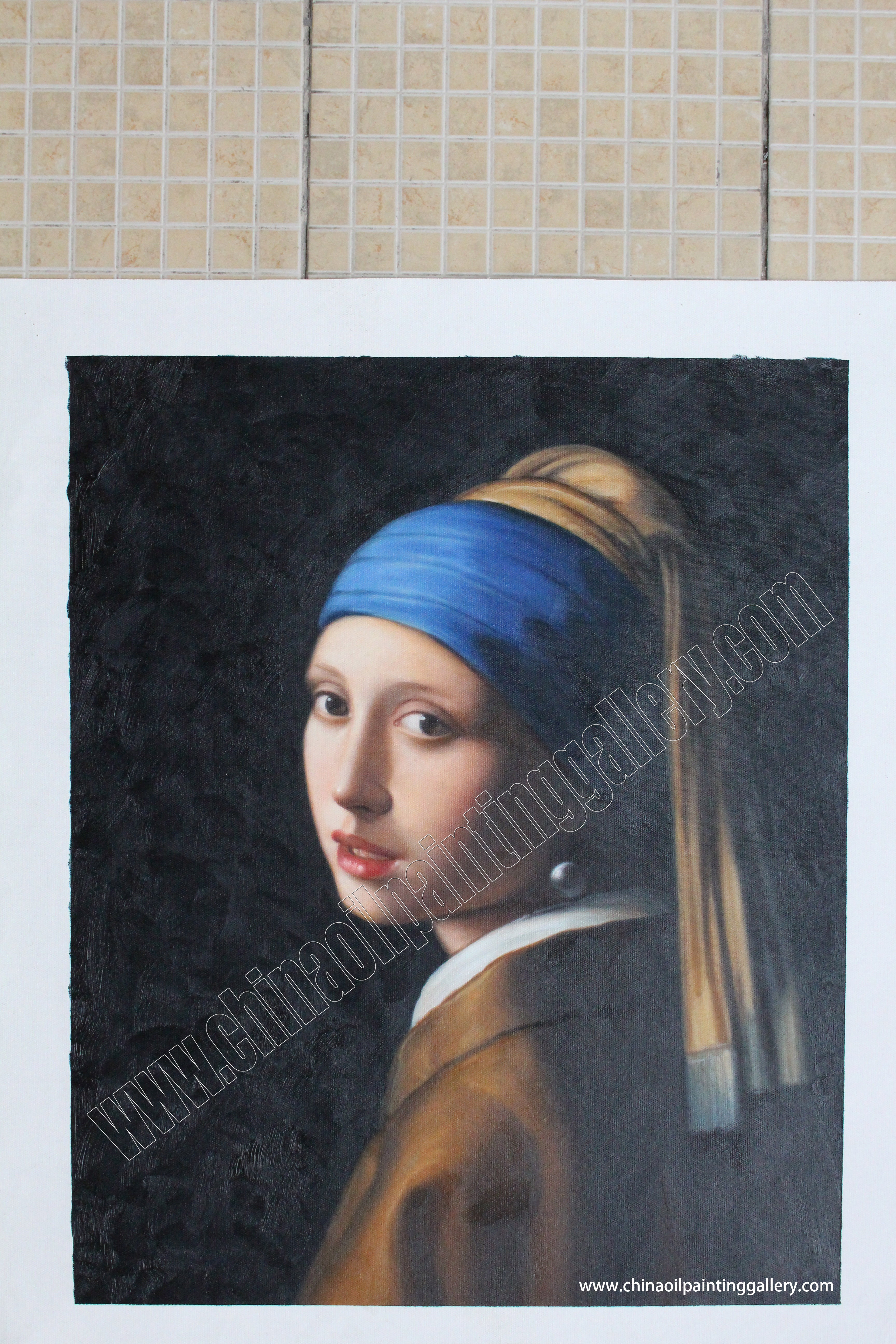 Girl with a pearl earring - oil painting reproductions 5