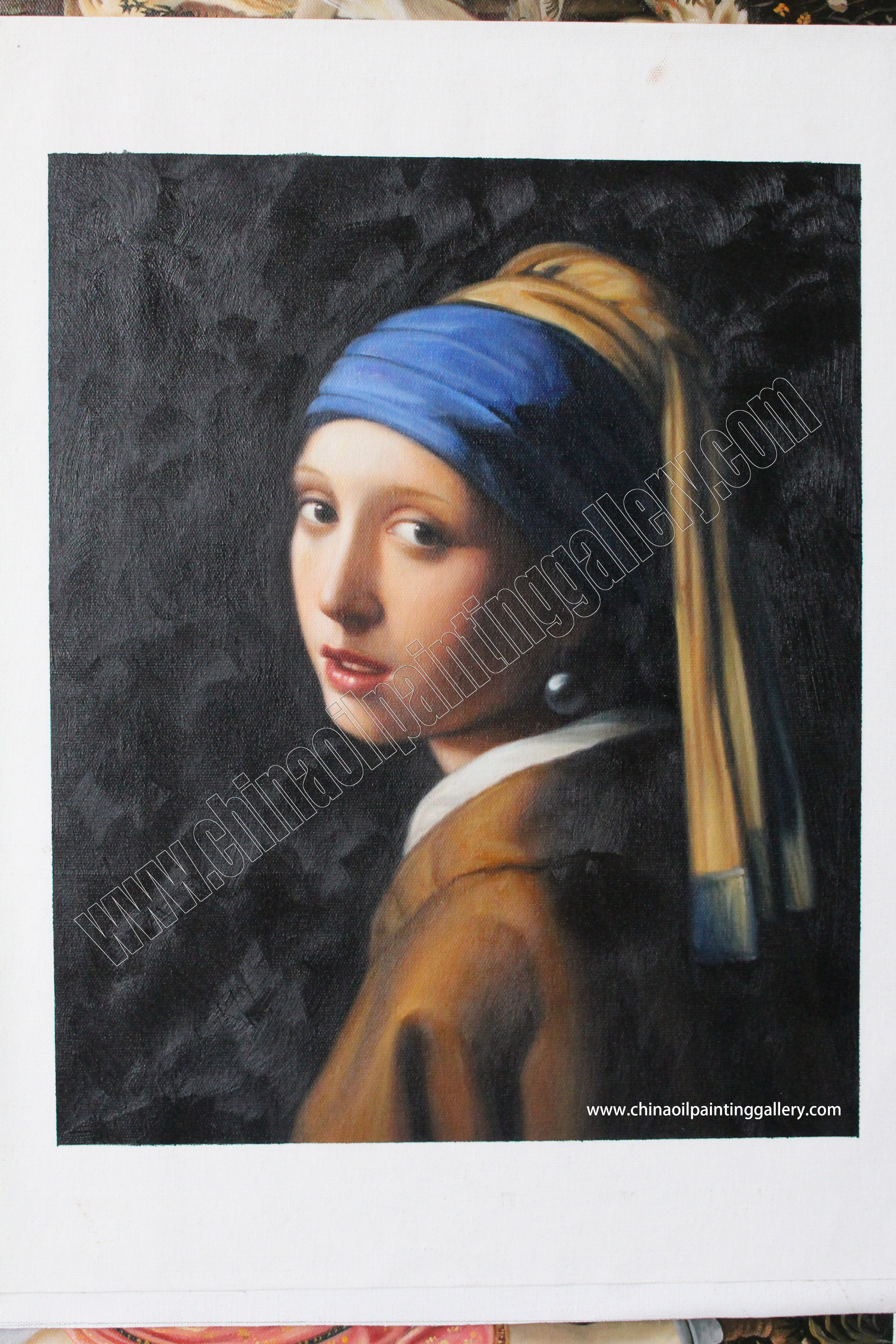 Girl with a pearl earring - oil painting reproductions 8